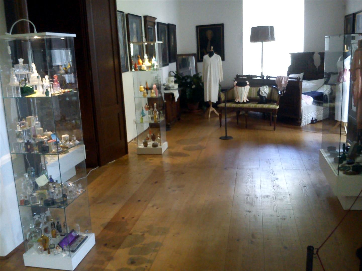 historic perfume glass bottle