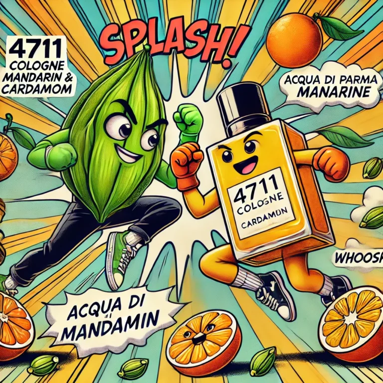 recenze Acqua di Parma Mandarino vs. 4711 Mandarine & Cardamom